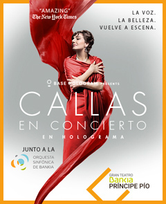 Callas, Concierto en Holograma, Gran Teatro Bankia Príncipe Pío