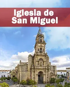 Entrada a la iglesia de San Miguel en Jerez de la Frontera: Sin colas